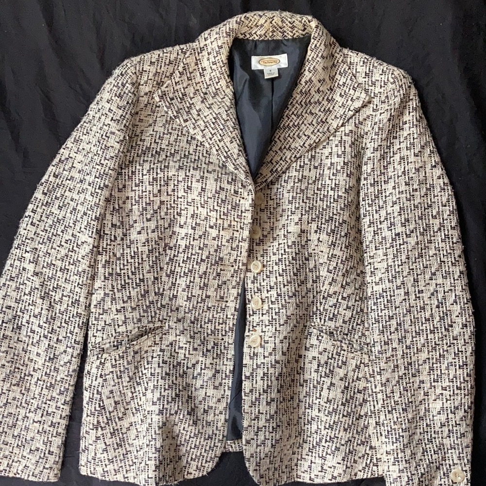 Black and white jacket Talbots (size6)